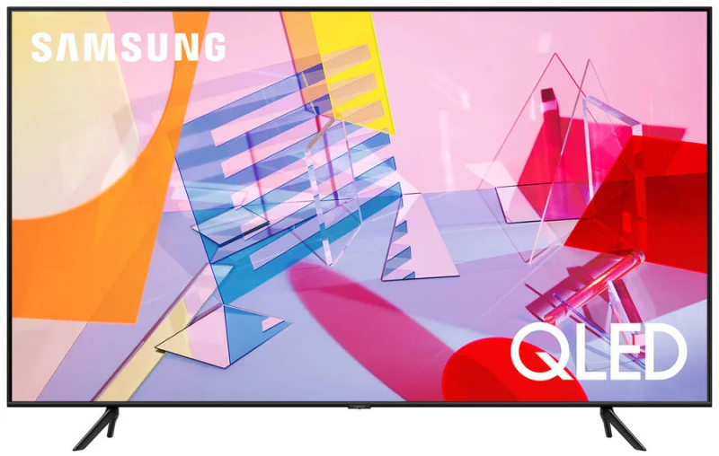 43" Телевизор Samsung QE43Q60BAU 2022 HDR, Quantum Dot, QLED, черный