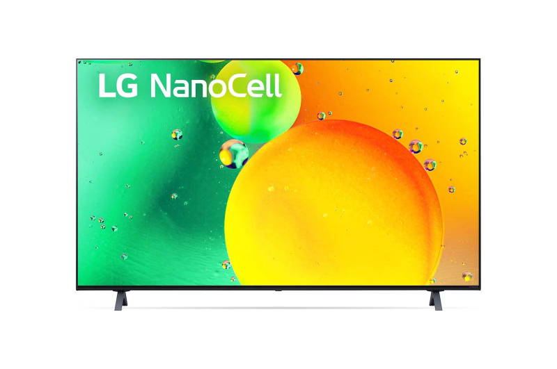 55" Телевизор LG 55NANO756QA 2022 NanoCell, HDR RU, черный