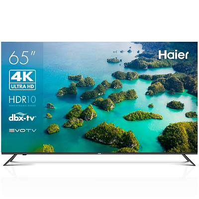 65" Телевизор Haier 65 Smart TV S2, черный