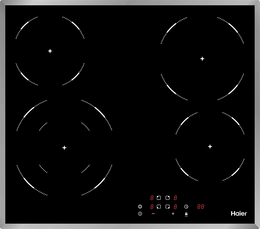 Стеклокерамическая варочная поверхность Haier HHY-C64DFB