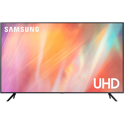 43" Телевизор Samsung UE43AU7170U LED, HDR (2021), серый титан