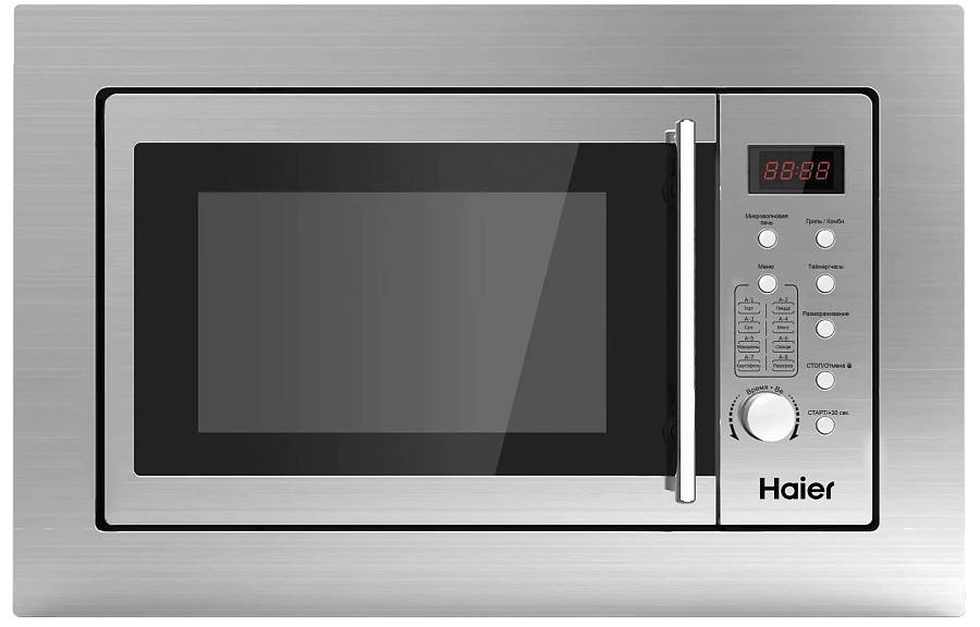 Встраиваемая микроволновая печь с грилем Haier HMX-BDG259X