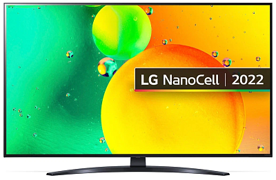 65" Телевизор LG 65NANO766QA 2022 NanoCell, HDR, LED RU, черный