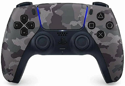 Геймпад беспроводной PlayStation DualSense для PlayStation 5, Camouflage Grey (Серый камуфляж)