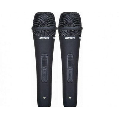 Микрофон проводной MadBoy TUBE-022 (комплект 2 шт.)