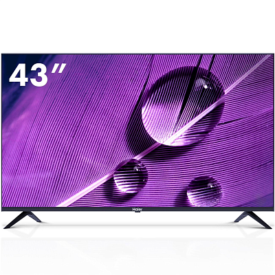 43" Телевизор Haier 43 Smart TV S1 LED, черный